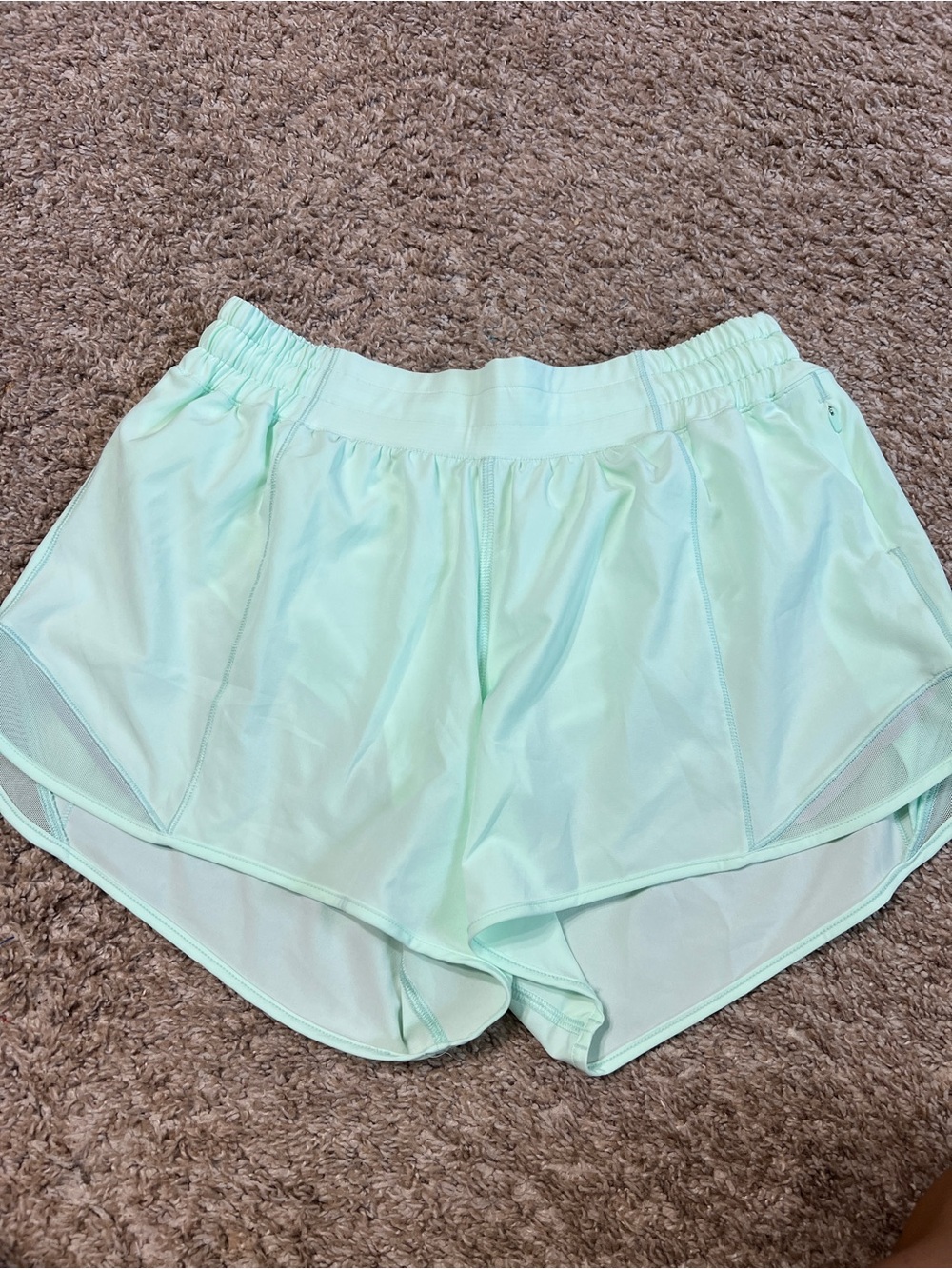 lululemon athletica Light Mint Athletic Running Shorts - Picture 3 of 6